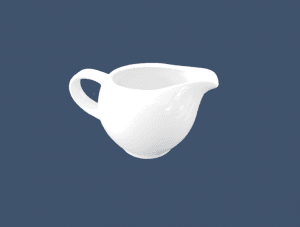 white milk jug, small